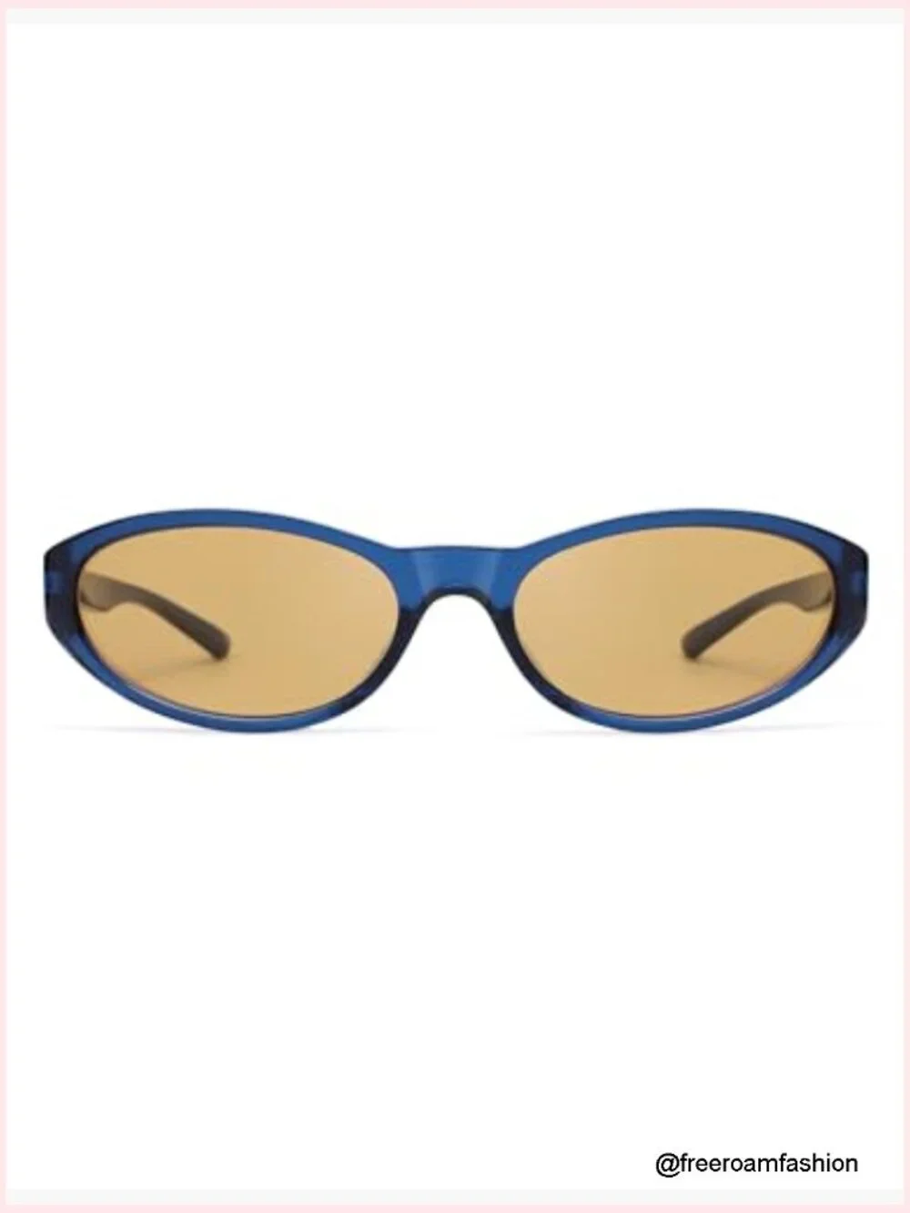 Retro Y2K Wrap Around Oval Sunglasses UV400 Sporty Shades Rave